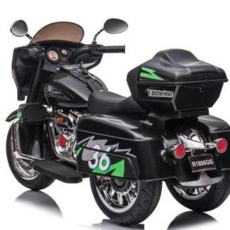 Moto eléctrica de niños de 3 a 6 años, 12v, INDIAN STYLE MOTO, negra -  INDA503-LE3207-R1800GS
